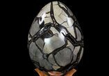 Septarian Dragon Egg Geode - Crystal Filled #71847-3